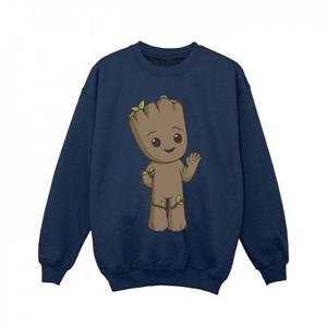 Marvel Girls I Am Groot Schattig Groot Sweatshirt 5-6 Years wit