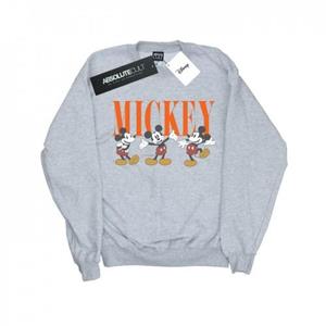 Disney meisjes Mickey Mouse poseert sweatshirt 9-11 Years wit