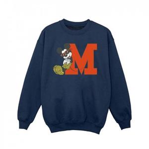 Disney meisjes Mickey Mouse luipaardbroeksweater 5-6 Years wit