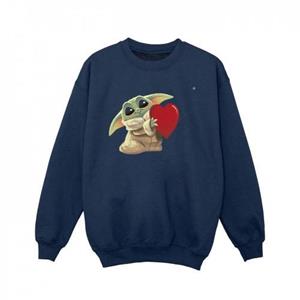 Star Wars Girls The Mandalorian The Kids With Heart Sweatshirt 12-13 zwart