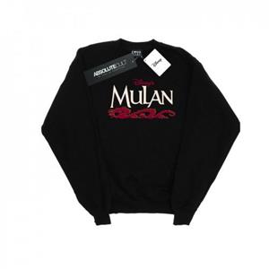 Disney jongens Mulan Script sweatshirt 12-13 zwart