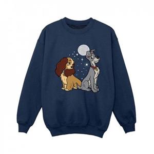 Disney Boys Lady en de Vagebond Maan Sweatshirt 12-13 zwart