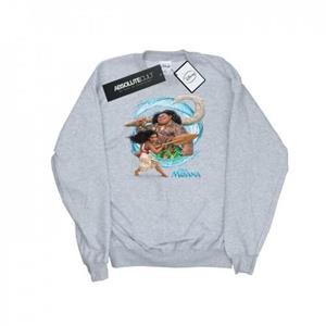 Disney jongens Moana en Maui Wave-sweatshirt 9-11 Years wit