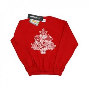 Marvel heren kerstboomsweatshirt L rood