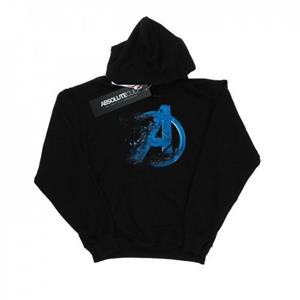 Marvel Heren Avengers Endgame Afgestoft Logo Hoodie M wit