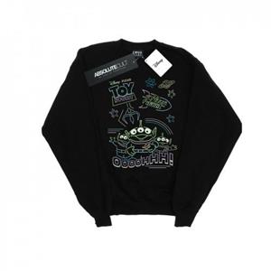 Disney Jongens Toy Story Neon Kleine Groene Heren Sweatshirt 12-13 zwart