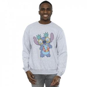 Disney heren Lilo en Stitch tropisch leuk sweatshirt L wit