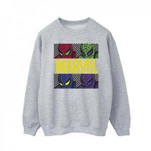 Marvel Spider-Man popart-sweatshirt voor heren M wit
