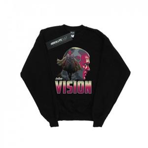Marvel Boys Avengers Infinity War Vision karaktersweater 12-13 zwart