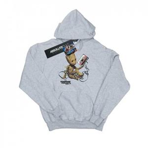 Marvel Boys Guardians Of The Galaxy Groot Tape-hoodie 5-6 Years wit