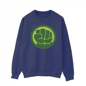 Marvel heren sweatshirt met Hulk borstlogo L wit