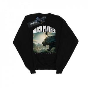 Marvel Boys Black Panther voor Wakanda-sweatshirt 12-13 zwart