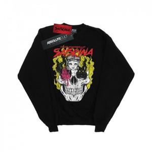 Pertemba FR - Apparel De huiveringwekkende avonturen van Sabrina Heren Icon Skull Sweatshirt M wit