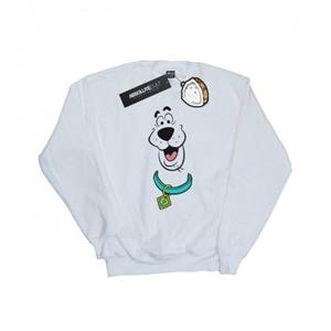 Scooby Doo heren sweatshirt met groot gezicht L wit