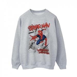 Marvel Spider-Man Sketch City-sweatshirt voor heren XXL wit