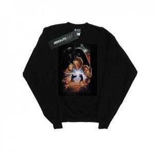 Star Wars Heren Episode III Filmposter Sweatshirt L zwart