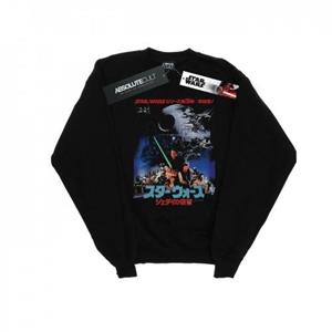 Star Wars Mens Katakana Return Of The Jedi Poster Sweatshirt L zwart