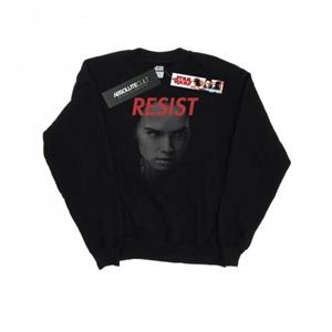 Star Wars Mens The Last Jedi Rey Face Sweatshirt L zwart