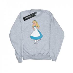 Disney Heren Alice In Wonderland Klassiek Alice Sweatshirt L grijs