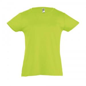 SOLS Kersen T-shirt met korte mouwen voor meisjes 10yrs wit