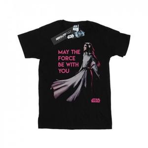 Star Wars Girls Princess Leia Force Cotton T-Shirt 12-13 zwart