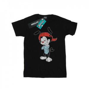 Animaniacs Wakko Classic Pose katoenen T-shirt voor meisjes 9-11 Years wit