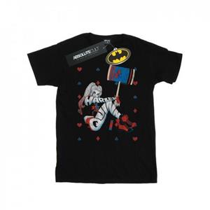 DC Comics meisjes Harley Quinn speelkaartpak katoenen T-shirt 12-13 zwart