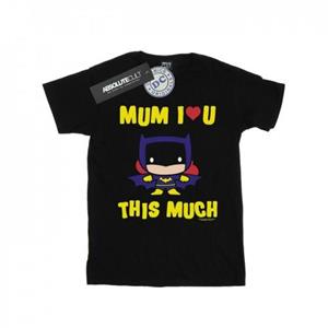 DC Comics Boys Batgirl mama ik hou van je dit veel T-shirt 9-11 Years wit