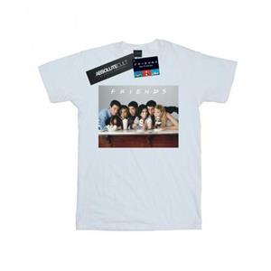 Friends Vrienden jongens groep foto milkshakes T-shirt 9-11 Years wit