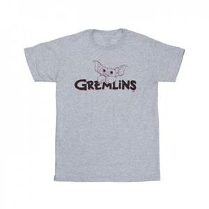 Pertemba FR - Apparel Het Gremlins Boys Logo Line T-shirt 9-11 Years wit