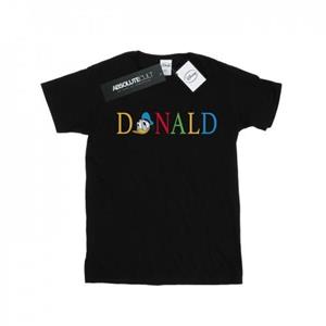 Disney jongens Donald Duck Letters T-shirt 12-13 wit