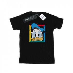 Disney jongens Donald Duck in paniek T-shirt 9-11 Years wit