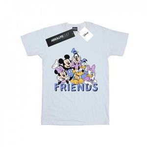 Disney jongens klassiek vrienden T-shirt 9-11 Years wit
