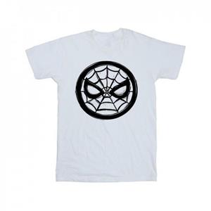 Marvel Boys Spider-Man T-shirt met borstlogo 5-6 Years wit