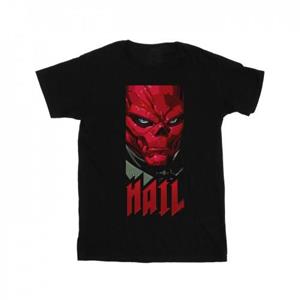 Marvel Boys Avengers Hail Red Skull T-shirt 12-13 marineblauwe kleur