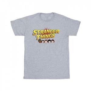 Pertemba FR - Apparel Netflix Boys Stranger Things Comic Heads T-shirt 9-11 Years wit