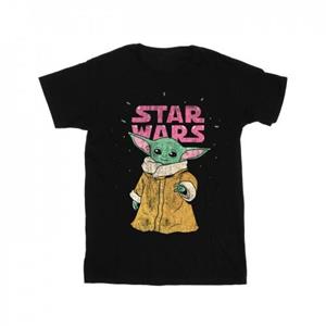 Star Wars jongens de Mandalorian het kind T-shirt 12-13 zwart