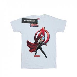 Marvel jongens Thor Pose T-shirt 12-13 wit