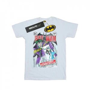 DC Comics jongens Batman Joker speelkaart cover T-shirt 12-13 wit