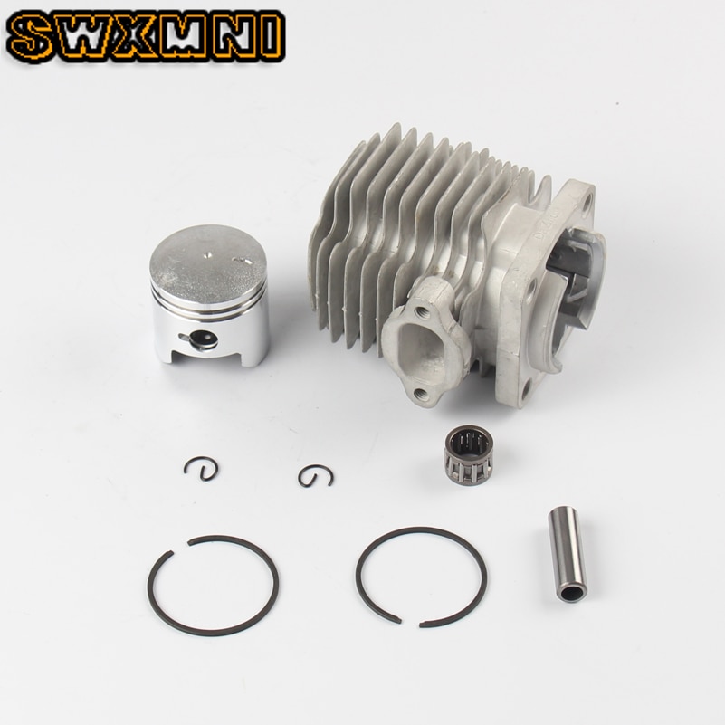 ProductsPro Gloednieuwe 44-6 Motor Cilinderkop Met 44Mm Zuiger Kit Voor 2 Takt 49cc Mini Dirt Bike mini Atv Quad Pocket Bike Zuiger Ring
