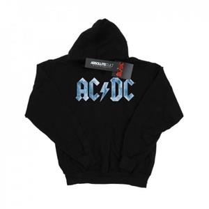 AC/DC jongensblauwe hoodie met ijslogo 12-13 zwart