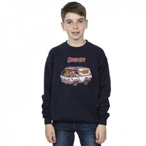 Scooby Doo jongens Mystery Machine Van Sweatshirt 12-13 zwart