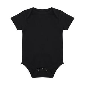 Larkwood Baby jongens/meisjes essentieel rompertje met korte mouwen 0-3 Months grijs