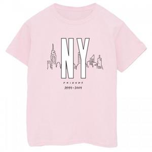 Friends Vrienden NY City katoenen T-shirt voor meisjes 7-8 Years wit