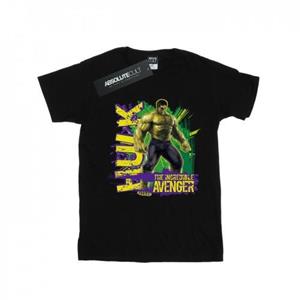 Marvel Girls Avengers Hulk Incredible Avenger katoenen T-shirt 12-13 wit