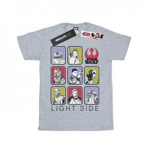 Star Wars Girls The Last Jedi Multi-karakter katoenen T-shirt 9-11 Years wit