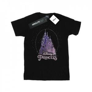 Disney meisjes prinses kerstkasteel katoenen T-shirt 12-13 zwart
