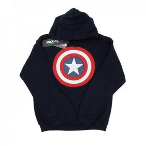 Marvel Heren Captain America Shield-hoodie L marineblauwe kleur