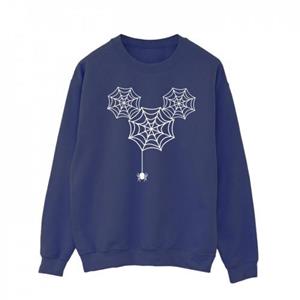 Disney Heren Mickey Mouse spinnenwebhoofdsweater L marineblauwe kleur