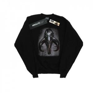 Star Wars Heren The Mandalorian Mythosaur Skull Sweatshirt L zwart